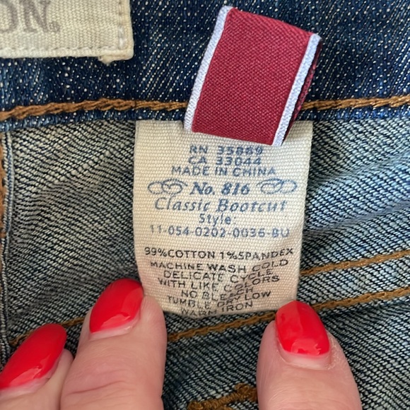 Womens Stetson 816 Clasic Bootcut Jeans - Picture 7 of 7